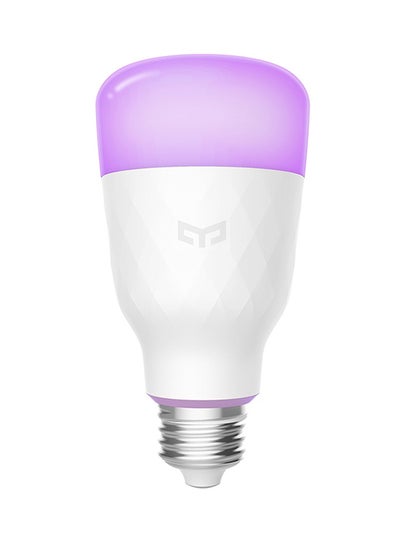 Buy Yeelight Smart LED Bulb With Remote Control Purple/White 446.4mm in Saudi Arabia