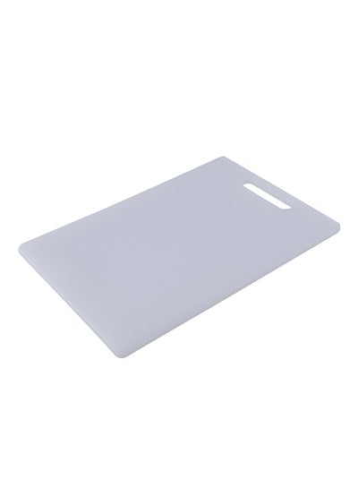 Buy Polyethylene Chopping Board White 31x0.9x18cm in Saudi Arabia