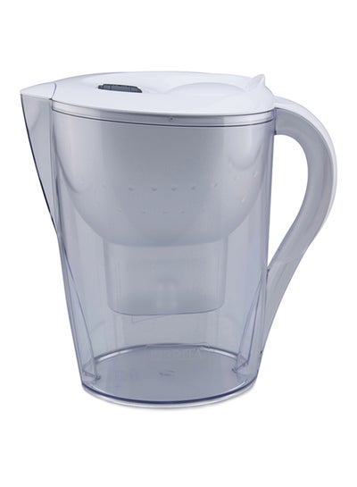 Buy Marella Water Filter Jug Frosted White/Clear 3.5Liters in UAE