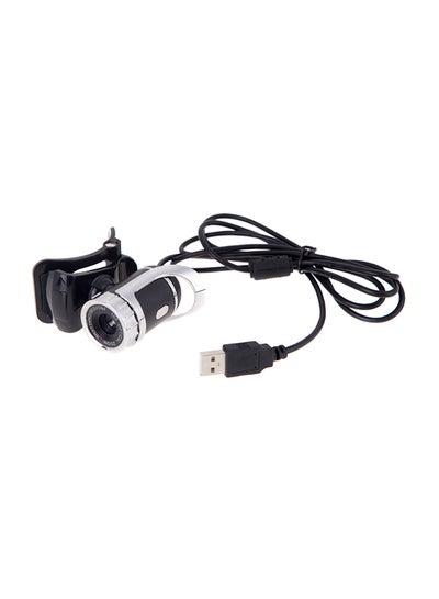 اشتري كاميرا ويب HD بدقة 50 ميجابيكسل مع ميكروفون أسود/ فضي في السعودية