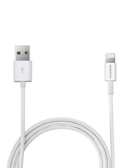 Buy Portable Data Sync And Charging Cable White in Saudi Arabia