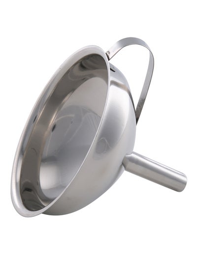 Buy Stainless Steel Strainer Funnel Silver 13x11.5cm in Saudi Arabia