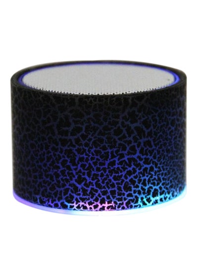 Buy LED Mini Bluetooth Speaker Navy Blue in Saudi Arabia