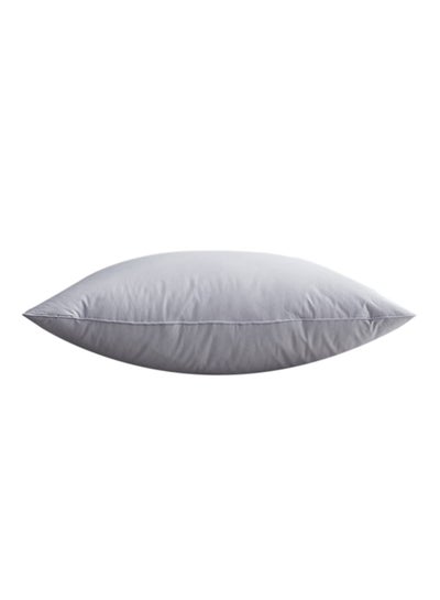 Buy Duck Down Feather Pillow Cotton White King in UAE