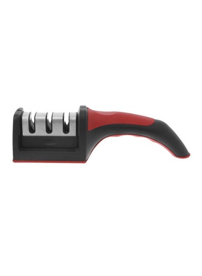 Buy 3-Stage Knife Sharpener Red/Black/Silver in Egypt