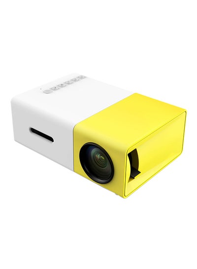 Buy QVGA LCD Projector - US Plug YG-300 Yellow/White in UAE