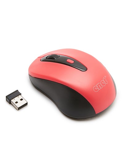 Buy Optical Wireless Mouse Pink/Black in UAE