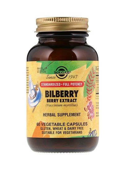 Buy Bilberry Extract Herbal Supplement-60 Capsule in UAE