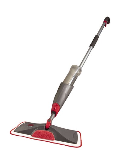 Buy Microfiber Spray Mop Grey/Red/White in Saudi Arabia