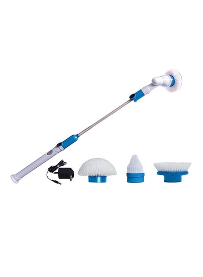 Buy 5-Piece Spin Scrubber Mop Set Blue/White/Silver in UAE