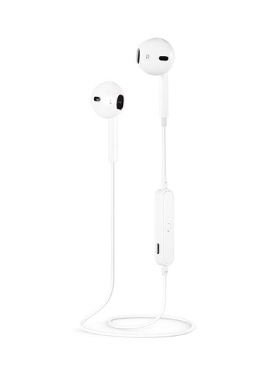 Buy S6 Bluetooth In-Ear Earphones White in Saudi Arabia