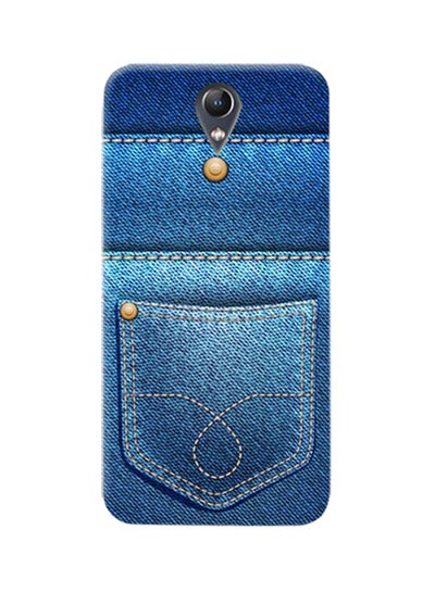 Buy Thermoplastic Polyurethane Jeans Pattern Case Cover For Lenovo Vibe S1 Blue in UAE