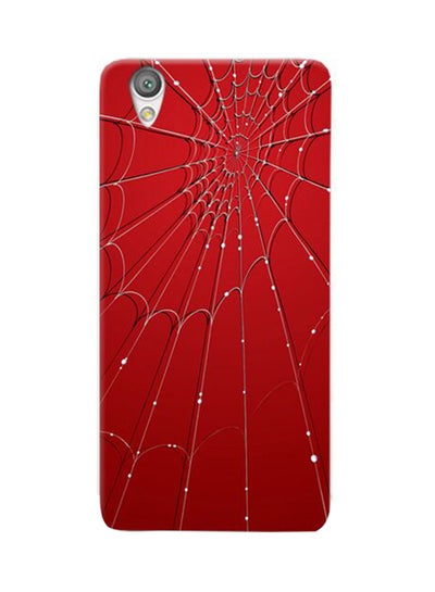 Buy Thermoplastic Polyurethane Spider Web Pattern Case Cover For Sony Xperia L1 Red in UAE