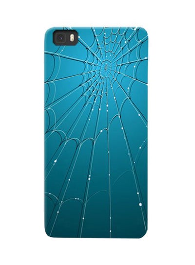 Buy Thermoplastic Polyurethane Spider Web Pattern Case Cover For Huawei P8 Lite Blue in UAE