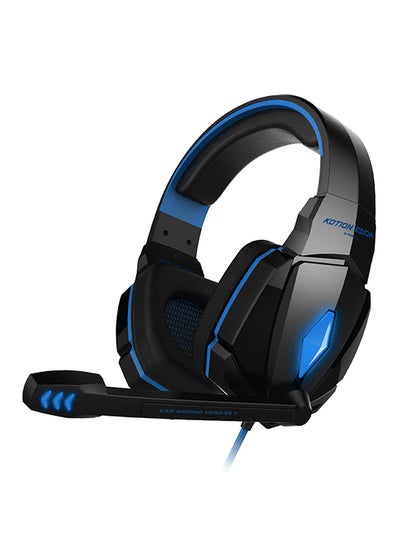 Buy Stereo On-Ear Gaming Headset With Microphone For PS4/PS5/XOne/XSeries/NSwitch/PC in Saudi Arabia