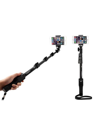 Buy Bluetooth Monopod Selfie Stick Black in UAE