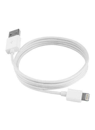Buy 8-Pin Lightning Data Sync And Charging Cable White in Egypt