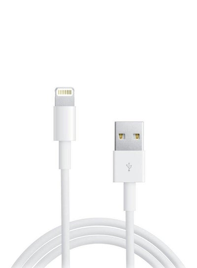 Buy 8-Pin Lightning Data Sync And Charging Cable White in Saudi Arabia