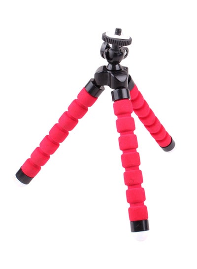 Buy Tripod Phone Bracket Holder Stand For Smartphone Red/Black in Saudi Arabia