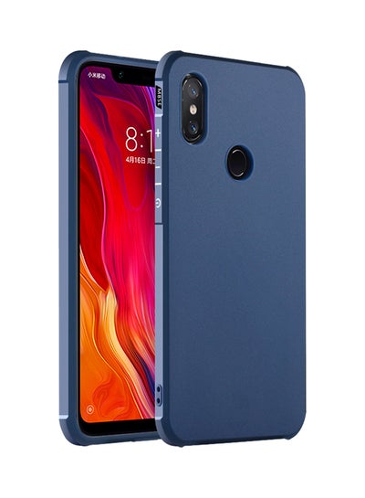 Buy Dual Layer Back Case Cover For Xiaomi Mi 8 SE Blue in Saudi Arabia