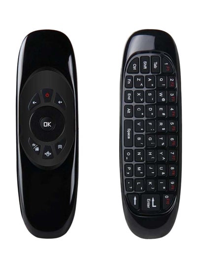 Buy C120 Wireless Air Mouse Remote Controller With Keyboard Black in UAE