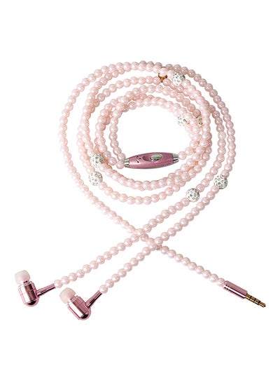 اشتري In-Ear Pearl Earphones Pink في الامارات