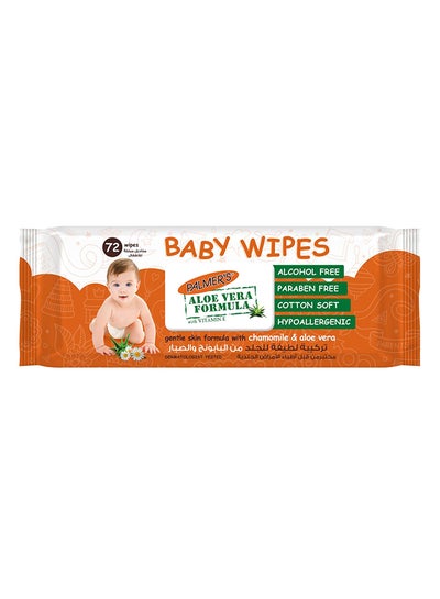 Buy Aloe Vera Baby Wipes, 72 Count in UAE