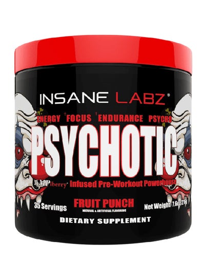 Buy Psychotic PreWorkout Power House Dietary Supplement 215g in UAE