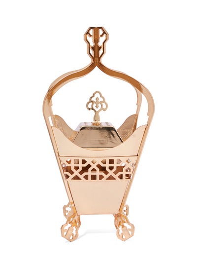 Buy Optimal Design Home Fragrance Burner Gold 34 x 16cm in UAE