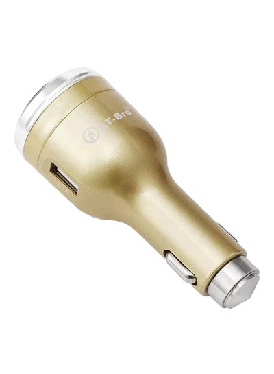 Buy USB Charger With Electric Shaver Gold/Silver in UAE