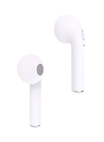Buy Wireless Bluetooth In-Ear Headset White in Saudi Arabia
