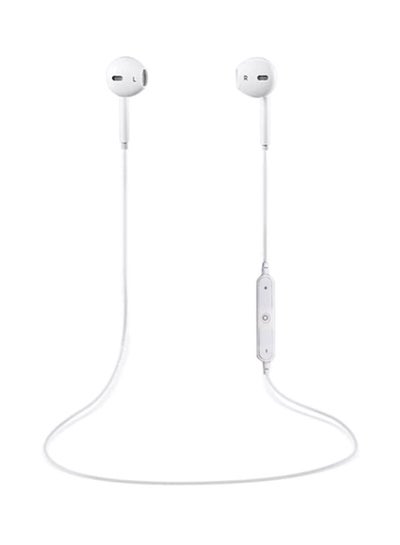Buy Wireless Bluetooth In-Ear Headset White in UAE