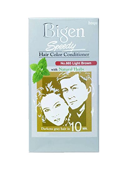 Buy Speedy Hair Colour Conditioner 885 Light Brown in UAE