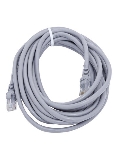 Buy Cat6e RJ45 Patch Cord Cable Grey in UAE