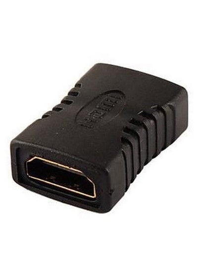 Buy 1080P HDMI Female To HDMI Female Adapter Connector Black in Egypt