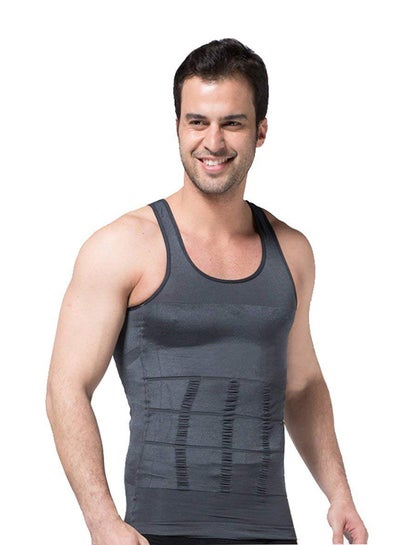 Buy Shapers Seamless Slimming Vest Grey in UAE