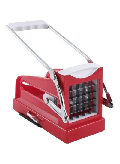 Buy Potato Fries Cutter Red/White/Silver in Saudi Arabia