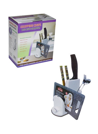 Buy Band Knife Sharpener And Holder White in Saudi Arabia