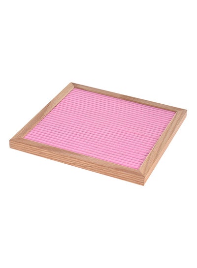 Buy Felt Letter Sign Board Pink/Brown/White in Saudi Arabia