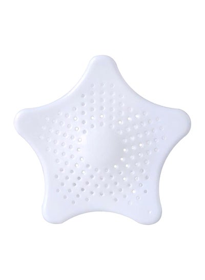 Buy Starfish Silicone Floor Strainer White 15.5x11centimeter in UAE