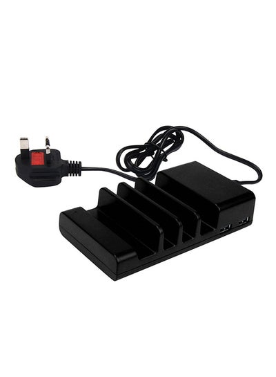 Buy Universal 4 USB Charging Station Black in UAE