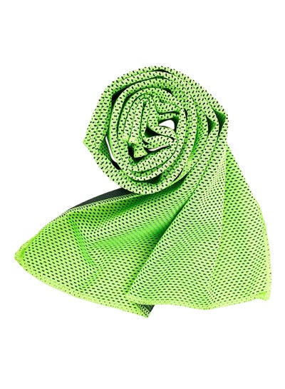 Buy Instant Relief Cooling Towel Green 40x12inch in Saudi Arabia