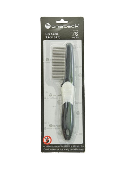 Buy Anti Lice Comb Black/White in UAE