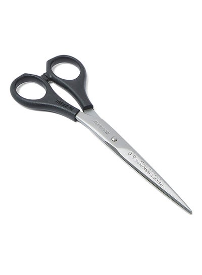 Buy Haircut Scissor Silver/Black 6inch in UAE