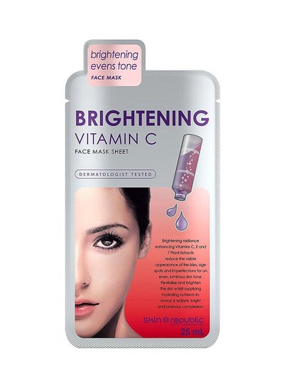 Buy Brightening Vitamin C Face Mask Sheet 25ml in UAE