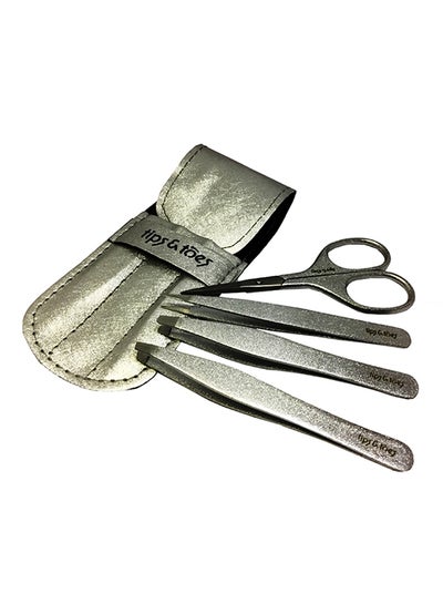 Buy 4-Piece Manicure Kit Silver in UAE