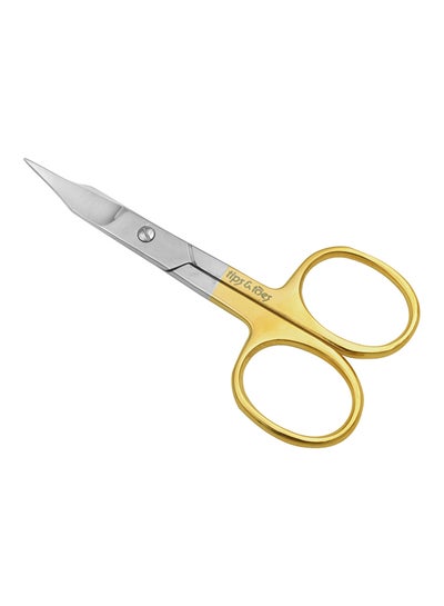 Buy Nail And Cuticle Curved Scissors Gold/Silver in Saudi Arabia