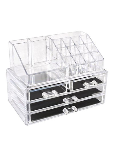 Buy Cosmetic Organizer Clear in Saudi Arabia