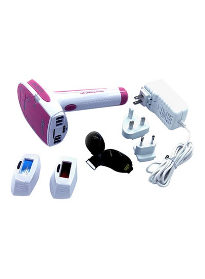 Buy Laser Hair Removal Device Pink/White in Saudi Arabia