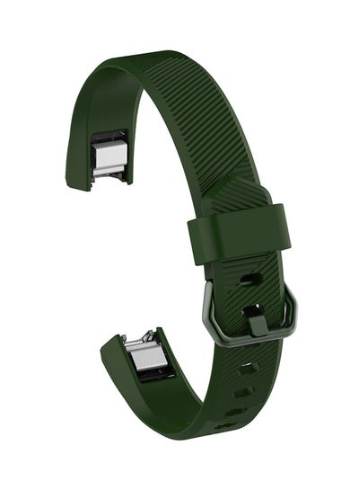 Buy Replacement Band For Fitbit Alta HR Army Green in UAE